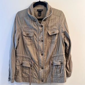 Lane Bryant Green Utility Jacket